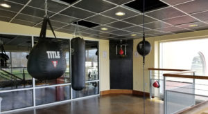 Boxing room at Vive Fitness, NJ